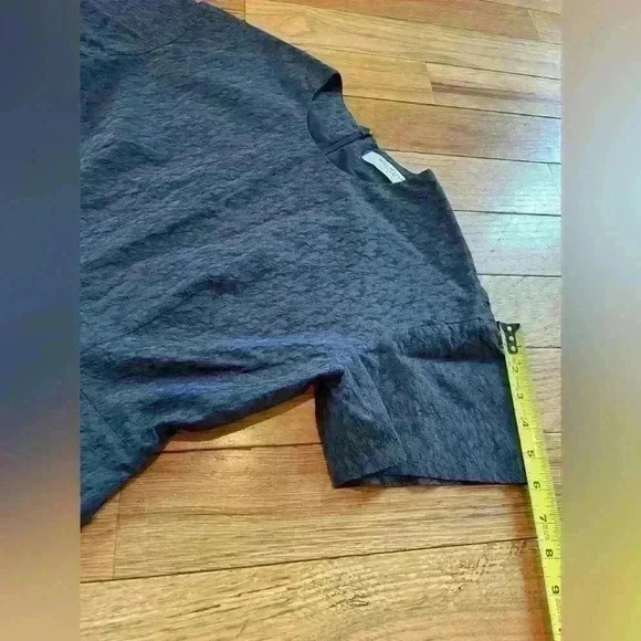 MM LaFleur Gayle Dress in Vine Jaquard Women’s Sz 8 Sheath Knee Length Navy Blue - Picture 14 of 16